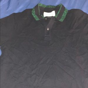 Gucci glitter collar polo